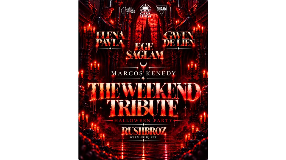 The Weeknd Tribute Halloween Party afişi: Marcos Kenedy ve DJ performansları